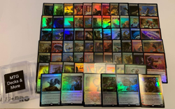 MTG Foil Collection - 70 Magic Cards: 1 Planeswalker, 5 Rares, plus 64 More All - Image 1