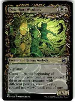 Dawnhart Wardens (Showcase) Innistrad: Midnight Hunt Regular MTG - Image 1