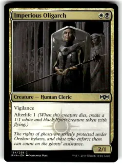 Ravnica Allegiance Magic: The Gathering Imperious Oligarch MTG - Image 1