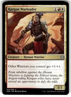Kargan Warleader Zendikar Rising Regular MTG - Image 1