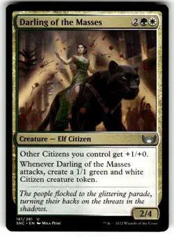 Darling of the Masses Streets of New Capenna Regular MTG - Image 1