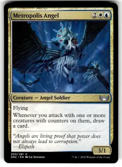 Metropolis Angel Streets of New Capenna Regular MTG - Image 1