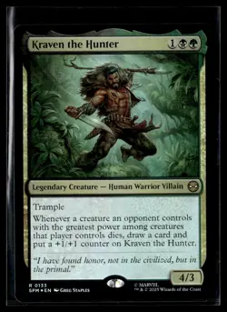 Kraven the Hunter (Foil) - 0133 - Marvel's Spider-Man MTG - NM/M - English - Image 1