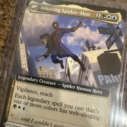 NYCC 2025 exclusive MTG Peter Parker Amazing Spider-man PROMO Magic Gathering - Image 2