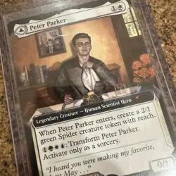 NYCC 2025 exclusive MTG Peter Parker Amazing Spider-man PROMO Magic Gathering - Image 3