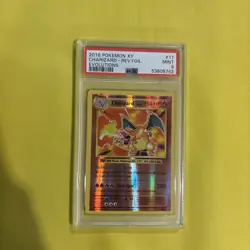 2016 Pokemon XY Evolutions Charizard Rev Foil 11/108 PSA 9 Graded Mint! - Image 1