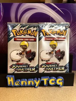 1x Pokemon Scarlet & Violet Journey Together Fun Booster Pack Factory Sealed - Image 1