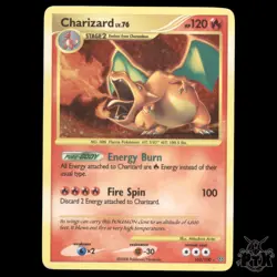 Charizard Holo #103/100 Stormfront DMG/Damaged(Big Pressure Mark) Pokemon 2008 - Image 1