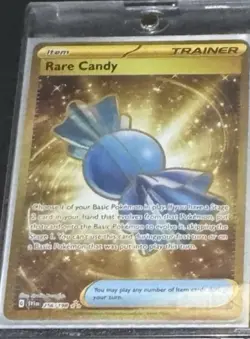 🔥 Rare Candy 256/198 Pokemon Scarlet & Violet Base Set Hyper Rare Gold Holo NM - Image 2