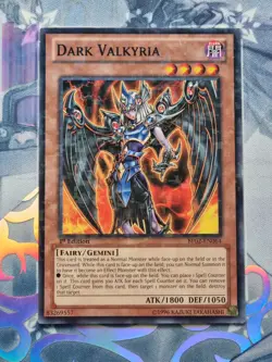 BP02-EN064 Dark Valkyria Mosaic Rare 1st Edition LP! YuGiOh TCG - Image 1
