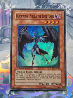 RGBT-ENPP2 Blackwing - Shura The Blue Flame Super Rare LTD Edition LP YuGiOh TCG - Image 1