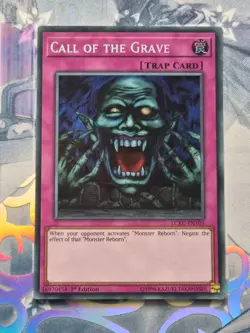 LCKC-EN103 Call of the Grave Secret Rare 1st Edition Near Mint YuGiOh TCG - Image 1