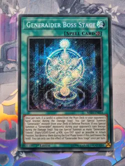MYFI-EN034 Generaider Boss Stage Secret Rare 1st Edition Near Mint YuGiOh TCG - Image 1