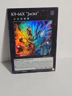 Yugioh K9 -66X "Jacks" DOOD-EN047 1st Edition Super Rare Yugioh Tcg - Image 4