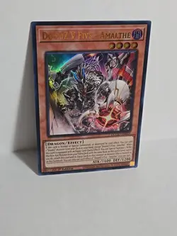 Yugioh! DoomZ V Five - Amalthe DOOD-EN009 Ultra Rare 1st Ed NM - Image 2