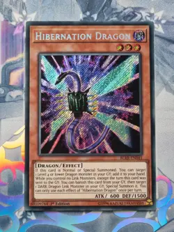 BLRR-EN041 Hibernation Dragon Secret Rare 1st Edition Near Mint YuGiOh TCG - Image 1