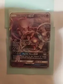 Mewtwo GX SM196 Holo Card Mint Condition - Image 1