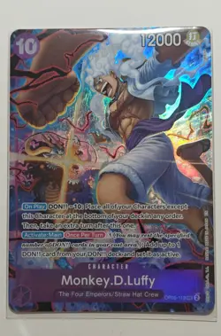 Monkey D Luffy Op05 119 Sec One Piece Card Game TCG Nm - Image 1