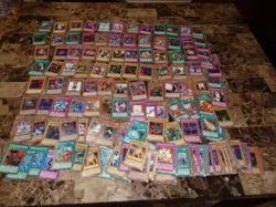 140+ Vintage 1996 YUGIOH Card Lot - Image 1