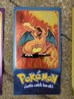 3 Topps Chrome Oversized Jumbo Cards, Charizard Flying Pikachu And Team Rocket - Image 2