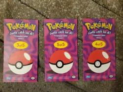3 Topps Chrome Oversized Jumbo Cards, Charizard Flying Pikachu And Team Rocket - Image 5