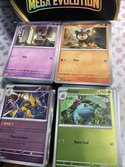 375 Mega Evolutions Bulk 37 Rare Holo, 64 Reverse Holo - Pokemon TCG Cards - Image 4