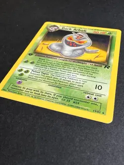 Pokemon Card Dark Arbok Team Rocket 1st Edition Rare 19/82 (NM-) - Image 4