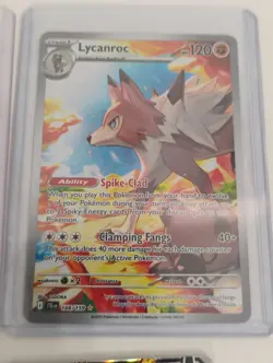 Pokemon Lycanroc Illustration Rare/Scizor Full Art/Galarian Gallery Holo Cards - Image 5