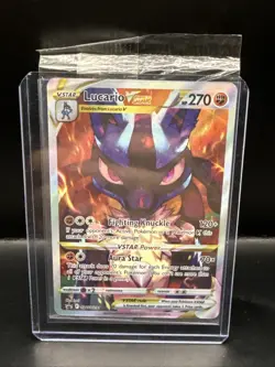 Pokemon TCG Sword & Shield Lucario VSTAR Sealed Black Star Promo Card SWSH291 A - Image 2