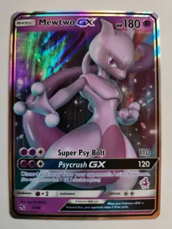 Mewtwo GX 31/68 Hidden Fates Holo Foil Ultra Rare Pokemon TCG Card NM - Image 1