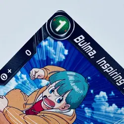 Dragon Ball Super Card Game Bulma, Inspiring Support Regular Common Card - Image 5