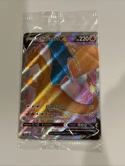 Charizard V SWSH050 SWSH: Sword & Shield SEALED PROMO Full Art Pokemon Card - Image 1
