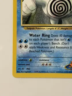 Misty’s Poliwrath 31/132 Gym Heroes Unlimited Pokemon Card TCG LP - Image 3