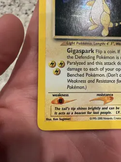 Pokemon Card Ampharos 11/111 Neo Genesis Holo Rare Trading Card NM - Image 5