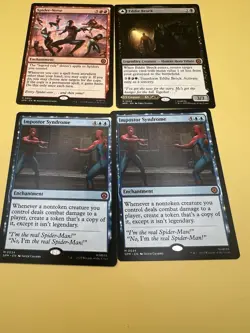 Impostor Syndrome, Spider-verse, Eddie Brock Venom Spider-man mythic Mtg Lot NM - Image 2