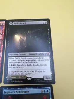 Impostor Syndrome, Spider-verse, Eddie Brock Venom Spider-man mythic Mtg Lot NM - Image 3