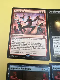 Impostor Syndrome, Spider-verse, Eddie Brock Venom Spider-man mythic Mtg Lot NM - Image 4
