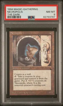 Necropolis - The Dark - MTG - NM to Mint - PSA 8. Low POP. See MTG in store. - Image 1