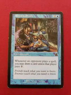 Rhystic Study MtG Prophecy #45 - Image 1