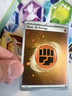 Fighting Energy SVE006 Scarlet & Violet 151 English Cosmos Holo Pokemon TCG NM - Image 1
