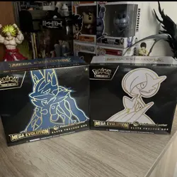 Pokemon Center PKC Mega Evolution ETB Lucario & Gardevoir-IN HAND - Image 1