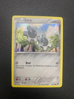 Klink - 74/114 - Cracked Ice Holo Rare - Pokemon Theme Deck Exclusives - Pokemon - Image 1