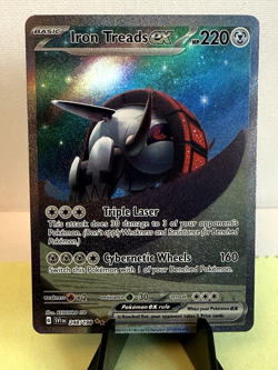 Pokemon TCG: Scarlet & Violet Base Set Iron Treads ex 248/198 SIR NM - Image 1