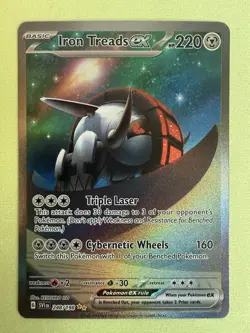 Pokemon TCG: Scarlet & Violet Base Set Iron Treads ex 248/198 SIR NM - Image 5
