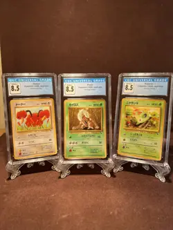 Pinsir, Doduo, Nidoran Vending Series 1 CGC 8.5 Pokemon Japanese 1998 - Image 1