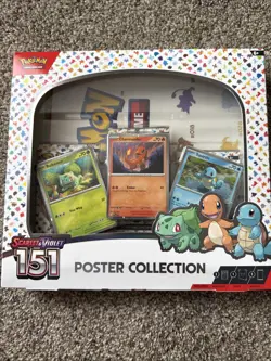 Pokemon TCG Scarlet & Violet - 151 Poster Collection Box/New/Sealed 820650853166 - Image 1