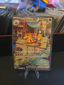 Pokemon TCG Skeledirge EX Paldea Evolved 258/193 Special Illustration Rare - Image 1