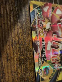 Pokemon TCG Mega Venusaur EX 100/108 Full Art. See Photos For Condition - Image 5