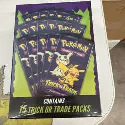 Pokemon Trick or Trade Booster Pack Set - 15 Packs NEW! - Image 1