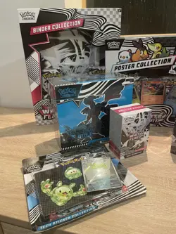 Pokemon Black Bolt and White Flare Set, ETB, Binder, Booster Bundle, Tech, Poste - Image 2